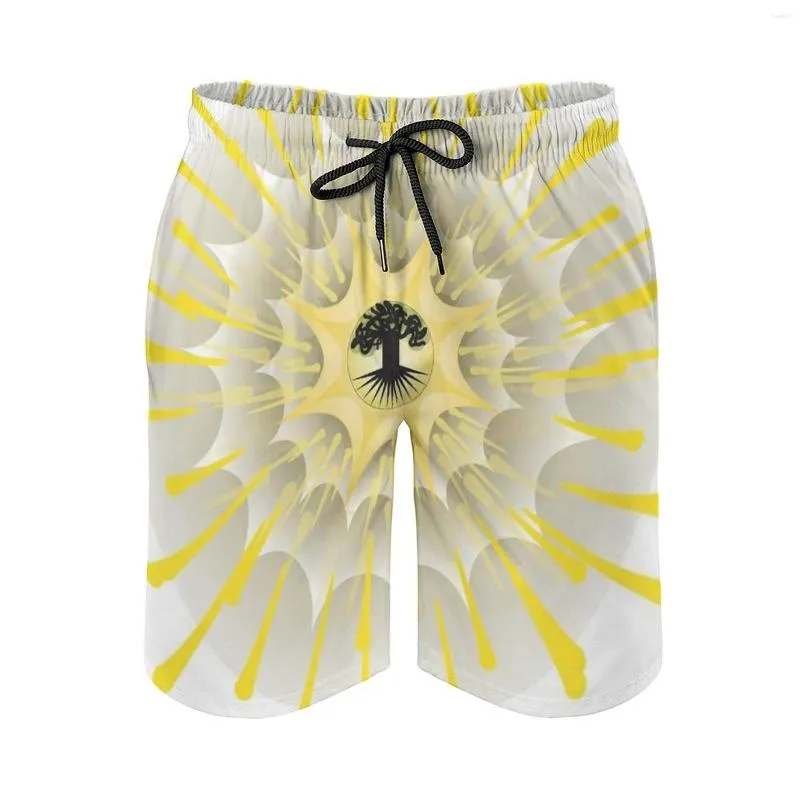 Mäns shorts The Fountain-Tree of Life Beach med mesh foder surfbyxor Swim Trunks Fountain Movie