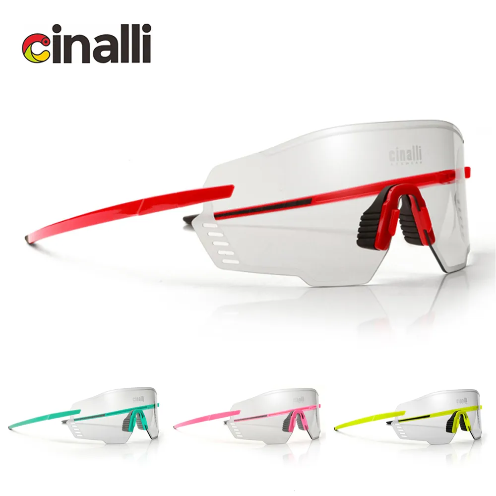 Outdoor-Brillen Cinalli P Ochromic Fahrradbrille MTB Reiten Angeln Sport Sonnenbrille UV400 Fahrrad Straßenbrille 230726