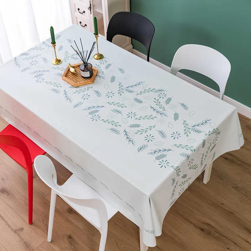 Tkanina stołowa kuchenna obrusowa wodoodporna okładka stołowa prostokątny obrus stolik kawowy obrusowy biurko wiatrowe dekoracja ślubna R230727