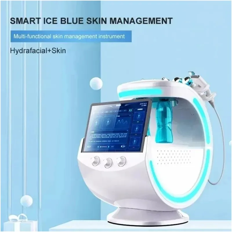 Multi-Functional Beauty Equipment HOT 7 In 1 Smart Facial Cleansing skin analyze Deep Pore Vacuum Hydra Skin Lift Anti-aging Beauty Machine