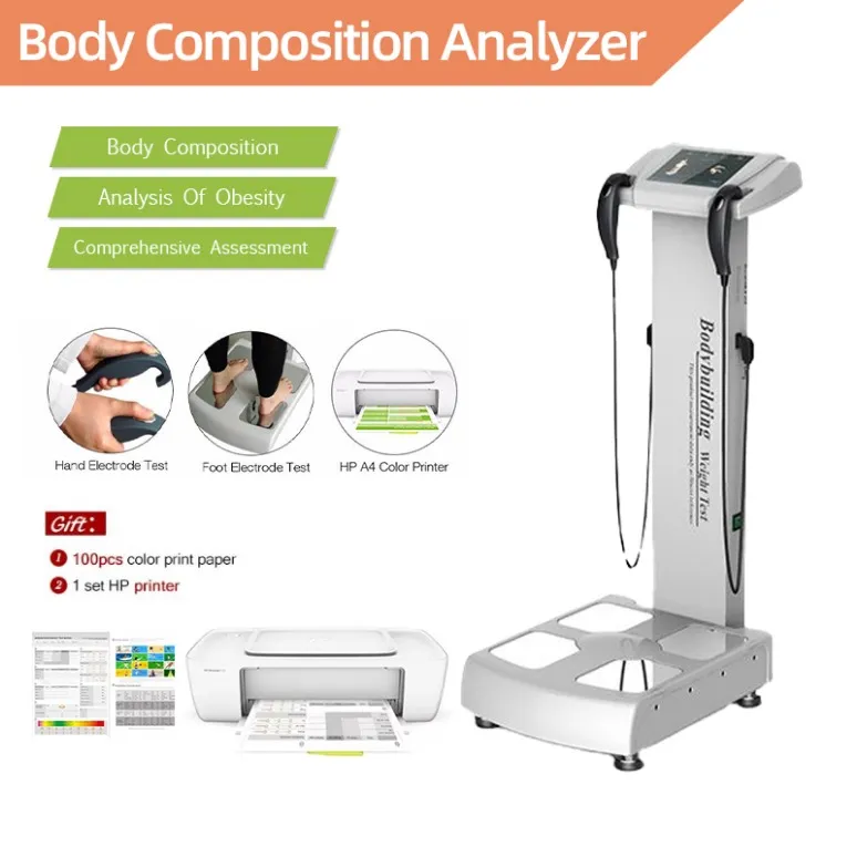 Maszyna odchudzka cyfrowa Skala Analizuj analizator zdrowia biologicznego Analizator zdrowia całego ciała Analizator tłuszczu maszyna do siłowni