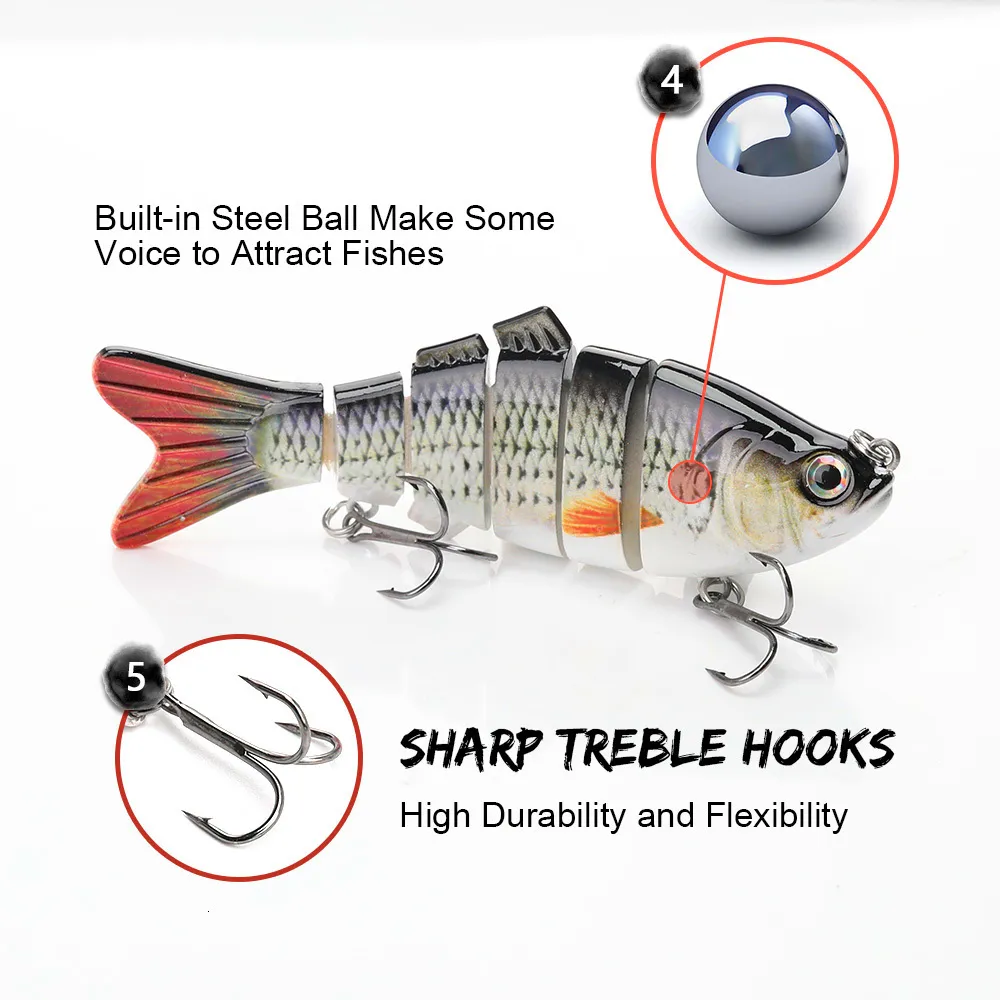 VTAVT Sinking Wobblers Soft Fishing Lures Set 10cm/17g Lifelike Artificial Bait  Kit With Crankbaits And Tackle Box From Shu09, $8.82