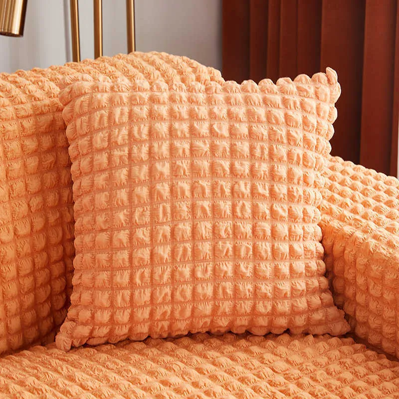 Kudde/dekorativt kuddeöverdrag 45x45cm Dekorativt omslag för hem sovrum soffa dekor popcorn fodral högkvalitativ pläd kudde omslag