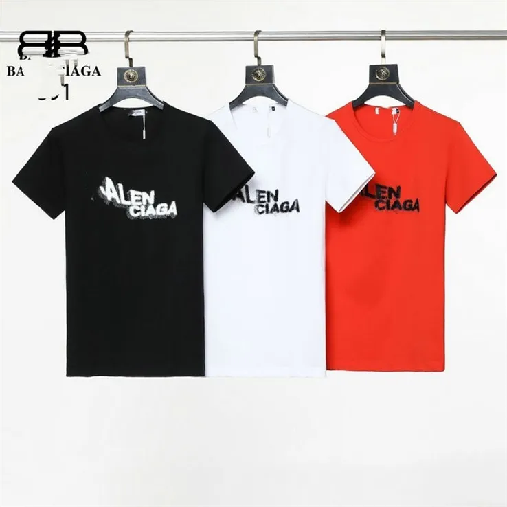 Mode Heren T-shirt Zomer Heren Dames T-shirt Katoen Designer Casual overhemd met korte mouwen Hiphop Street Wear T-shirt T-shirt Heren Zwart-wit Kleding b9