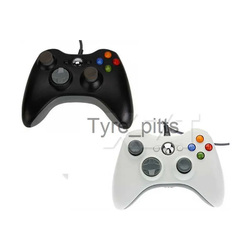 Game Controllers Joysticks 1pcs USB Wired Joypad Gamepad Controller For Microsoft For 360 for PC with Win7 system new Black White x0727