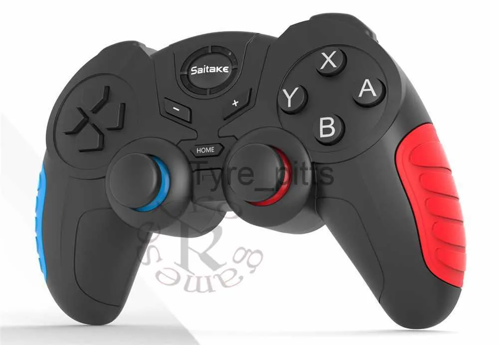 وحدات التحكم في اللعبة joysticks saitake Stk-7024S Switch Pro Wireless Bluetooth Gamepad متوافقة مع وحدة التحكم في لعبة NS و Steam x0727