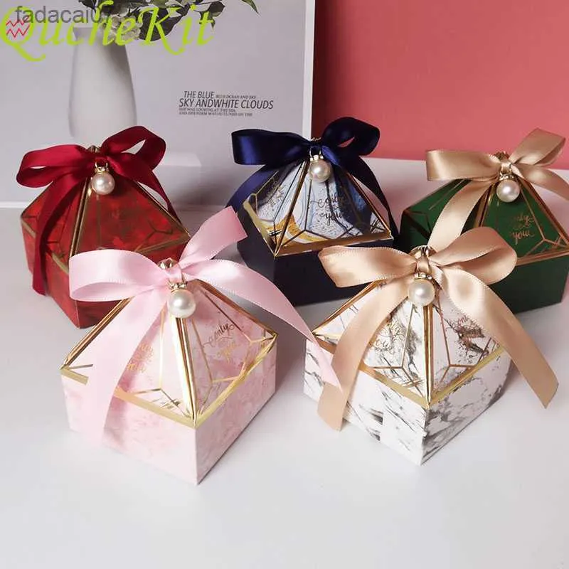 Gem Tower Bronzing Candy Box Wedding Gift Dabaging Box Только для вас шоколадной конфеты подарочная коробка для детского душа вечеринка L230620