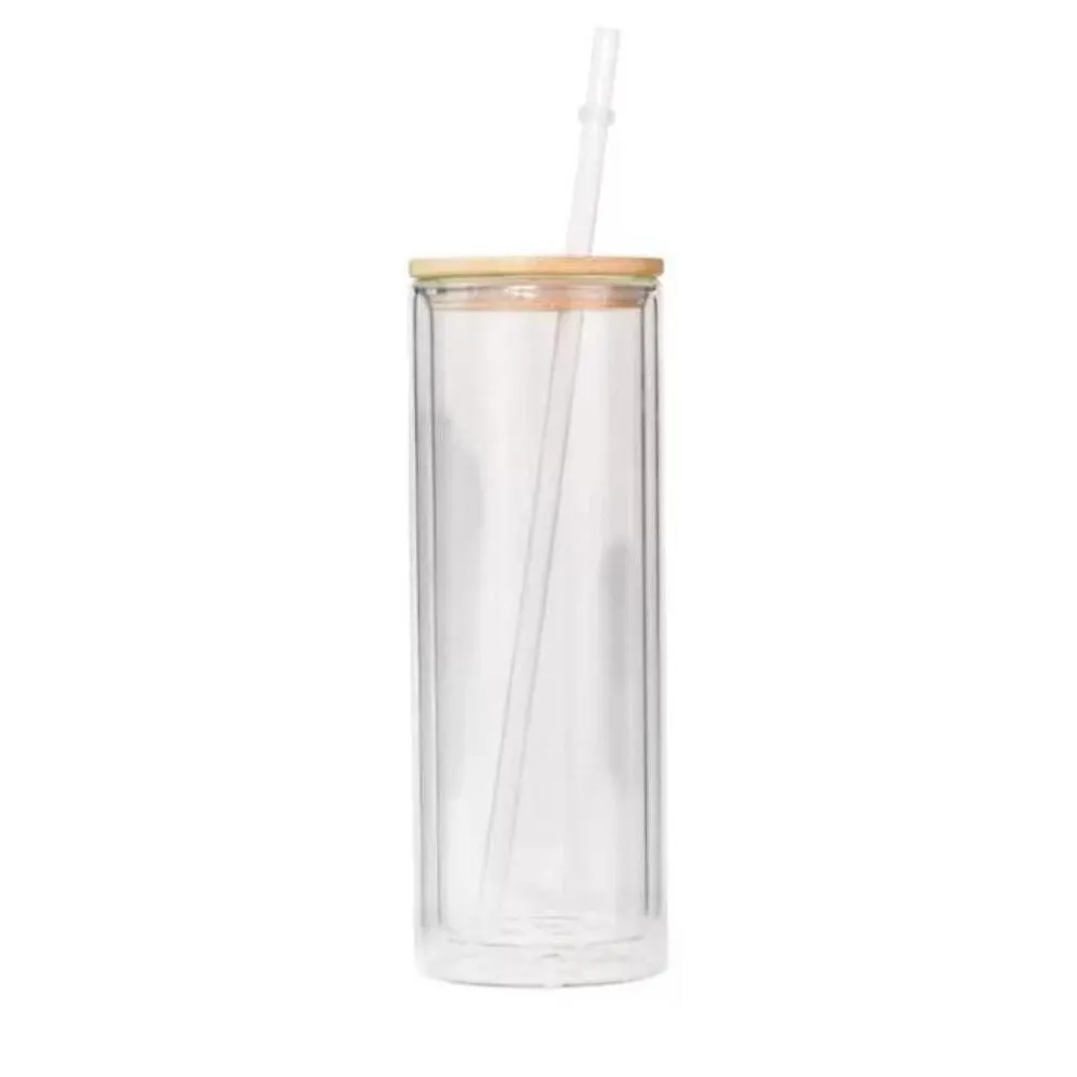 25oz Large Sublimation Sparkling Tumblers Blanks DIY Barrel With