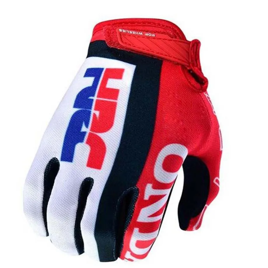 Air Mesh HRC Red Gloves for Honda Dirt Bike Riding Motorcycle MX Off-Road Racing Touring Men's Gloves2211