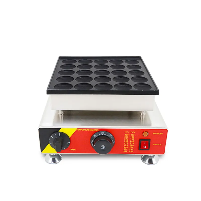 Máquina de panificação de waffle poffertjes comercial de processamento de alimentos