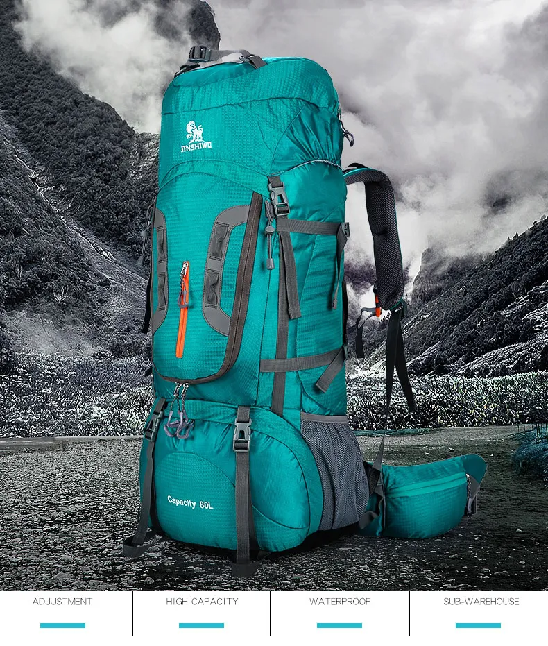 80L Hiking Backpack Outdoor Bags Camping Hiking Big Bag Nylon Aluminum  Alloy Support 1.65kg from Dhgate Outdoor Bags - price 149.17