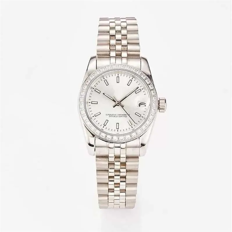 Gorąca sprzedaż mechanicznych luksusowych zegarków projektant kwarcowy projektant Luminous Lady Watch zegarek ze stali nierdzewnej Wristwatch Fashion ro lex