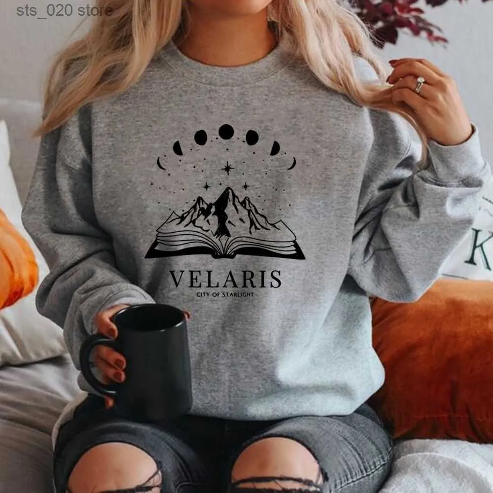 Women's Hoodies Sweatshirts Velaris Sweatshirt The Night Court Hoodie A Court of Thorn and Roses Court of Dreams Sweater Acotar Velaris Gift Pullover Tops T230727