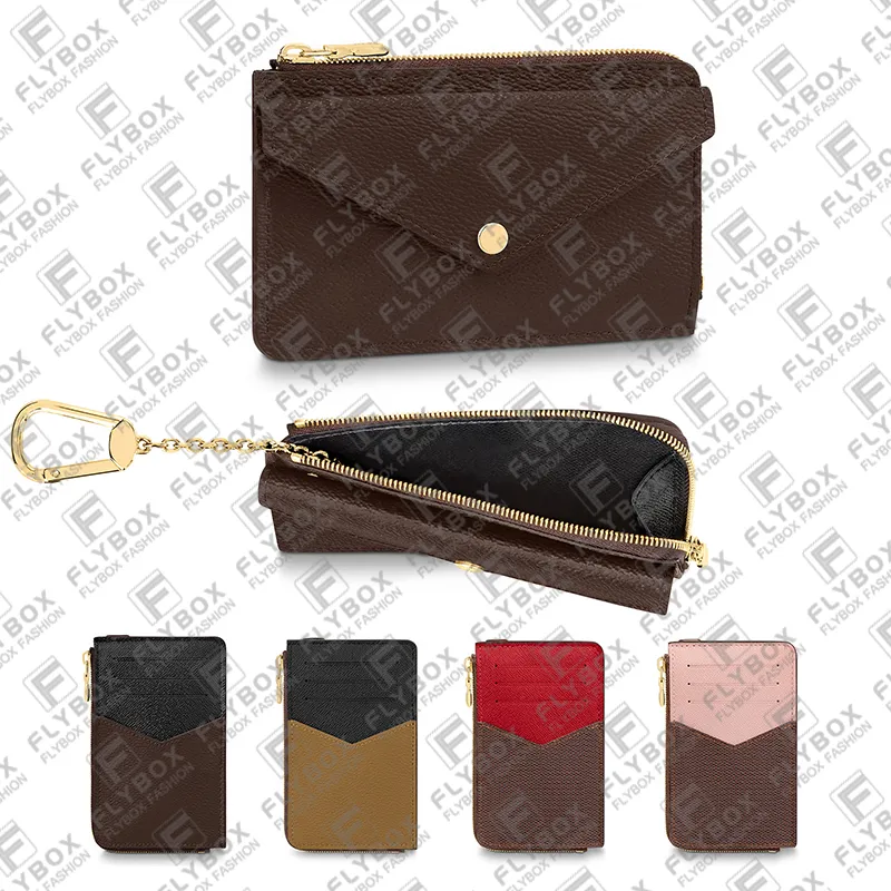 M69431 N60405 N60406 M81303 Recto Verso Wallet Key Pouch Coin Purse حامل بطاقة الائتمان المرأة مصممة فاخرة مصممة فاخرة عالية الجودة أعلى 5A محفظة M69420 M69421