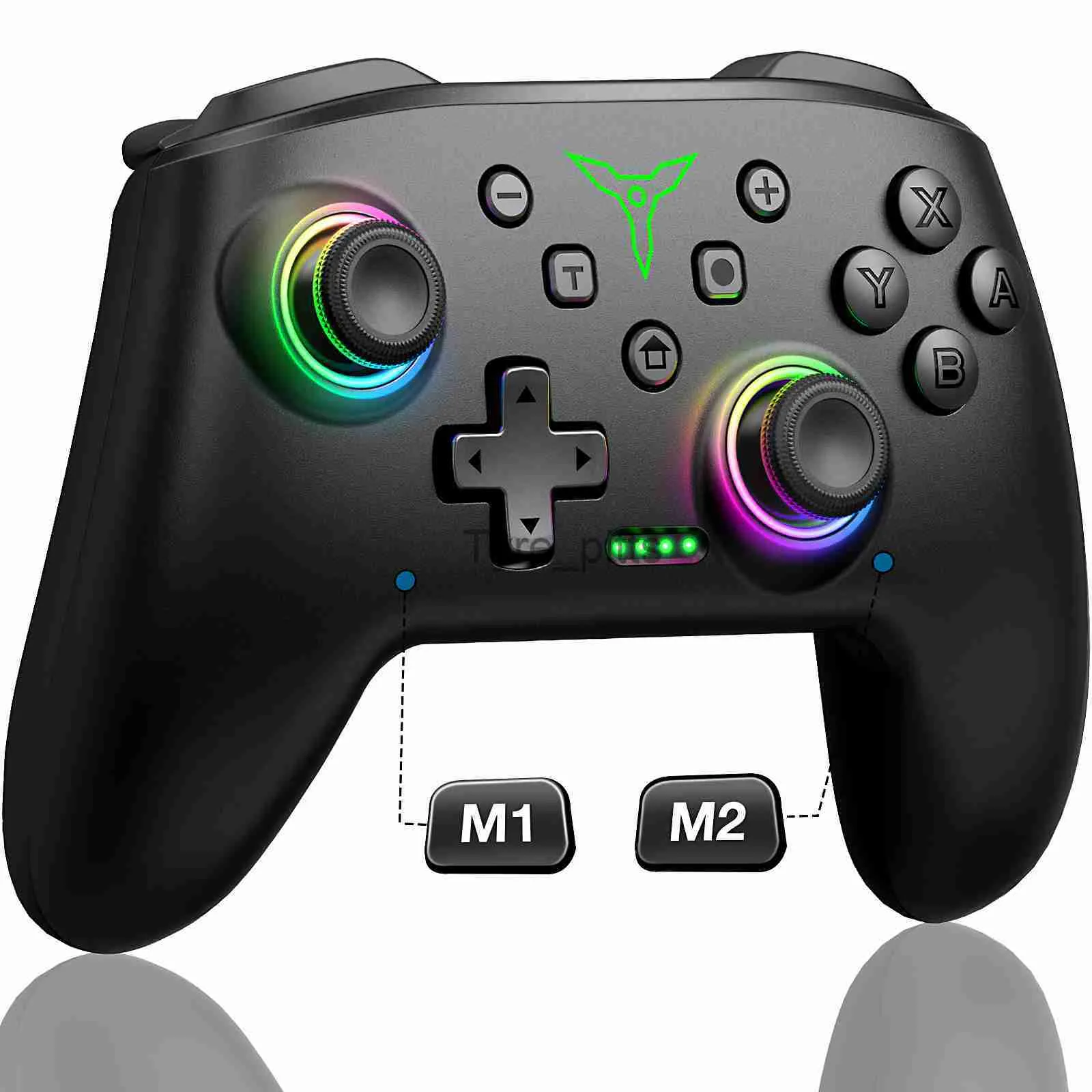 ゲームコントローラージョイスティックbebonCool nintendoスイッチ/スイッチ用ワイヤレスゲームパッドOLED/スイッチLite/Android/iOS Wired Connection Pro Controller for PC/Steam X0727