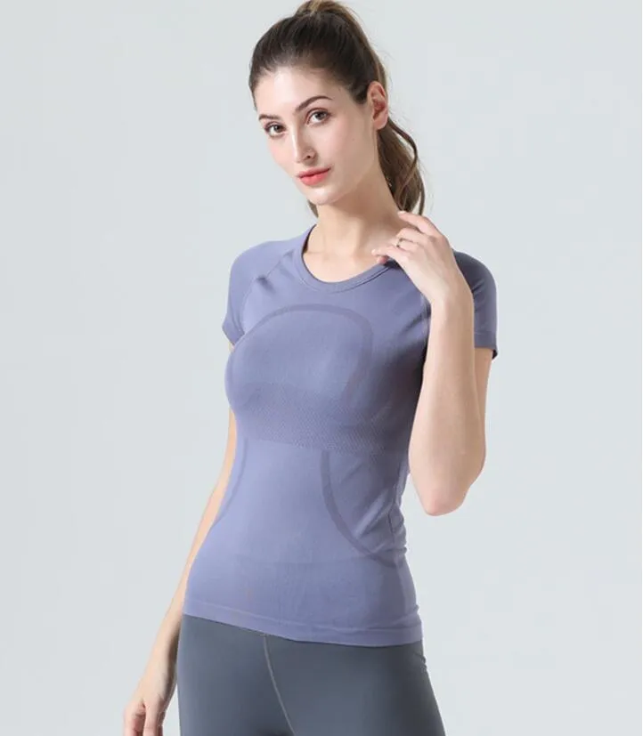 Quick Dry Knitted Short Sleeve Yoga T Shirt For Women Breathable Athletic  Top For Running, Yoga, And Workouts Active Lemon Design From  Fashion_clothing888, $19.12