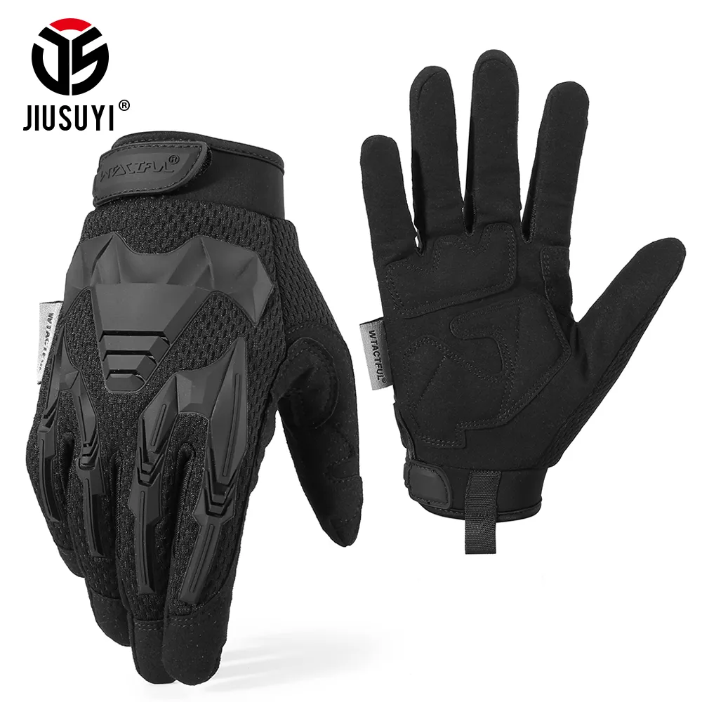 Gants de sport Tactique Militaire Chasse Plein Doigt Mitaines Anti Slip Airsoft Randonnée Travail Camping Équipement De Protection Hommes 230726