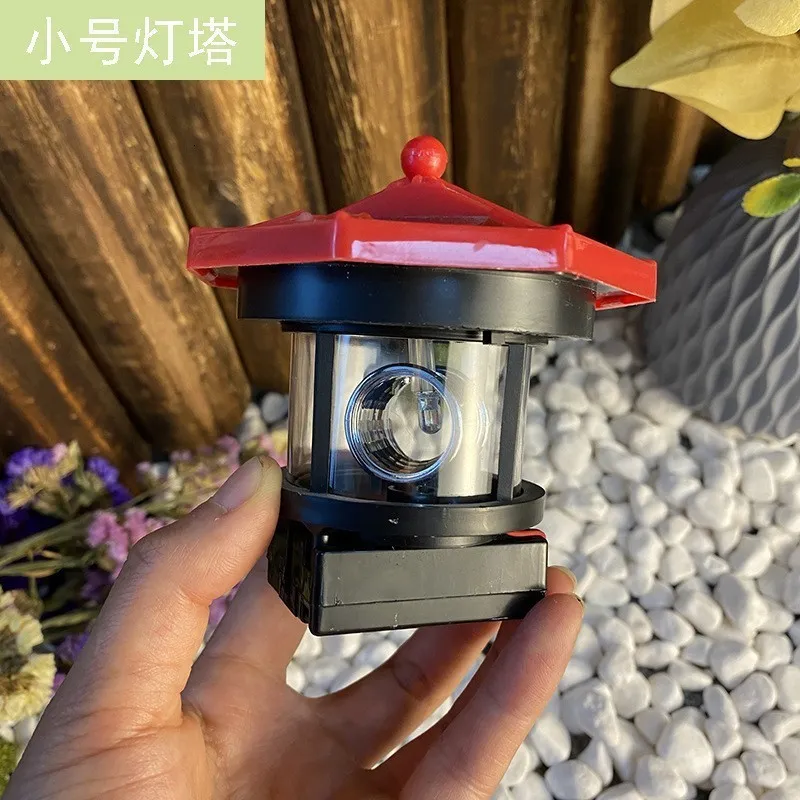 Garden Decorations Solar Lamp Rotating Lighthouse... From Bian09, $15. ...