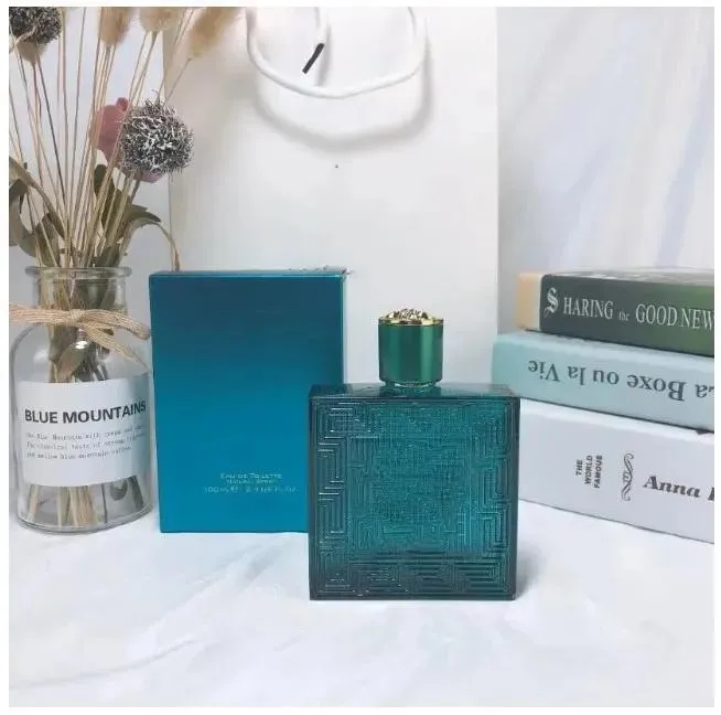 여성과 남성을위한 고급 디자이너 Cologne 향수 침식 100ml Blue eau de toilette 오래 지속되는 향수 스프레이 프리 마시 무료 빠른 배송