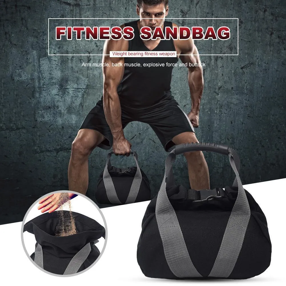 Sandpåse tungt tomt gym vikt Fitness Viktlyftning Sandbag Boxing Training Bodybuilding Training Workout 2023 230726