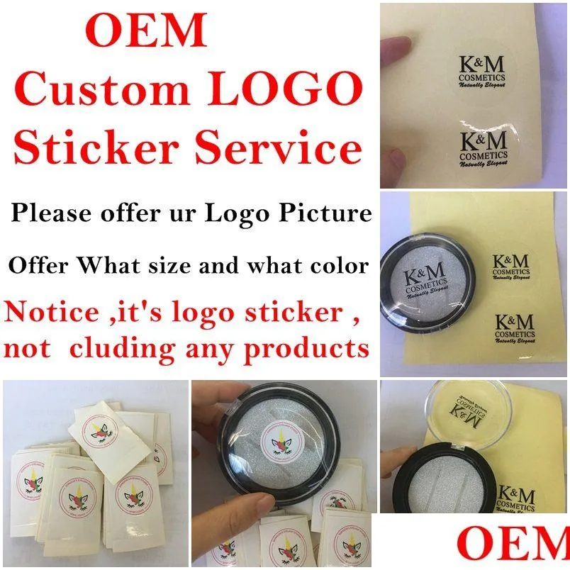 Autres articles de beauté de santé Service d'autocollant de logo personnalisé Oem en gros pour Cus ont leur propre paquet de marque comme 3D Mink Eyelashe Magnetic Dh1Mp