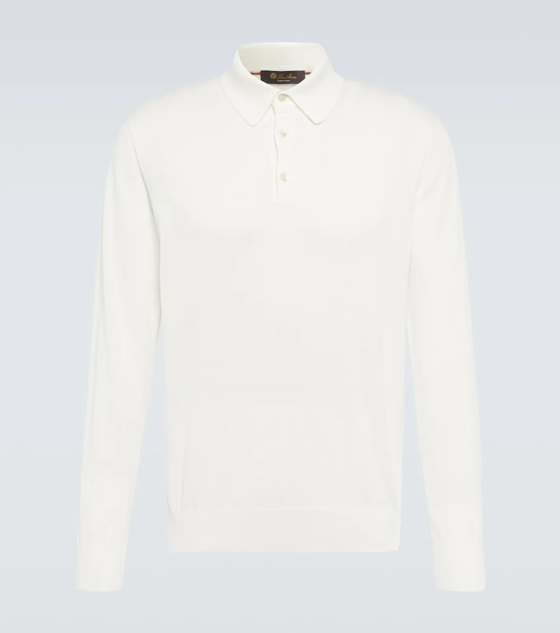 Designer Heren Polo's Shirt Loro Piana Klassieke Stijlen Ml Katoenen Polo Shirts Lange mouwen Mode Herfst en Winter Tops