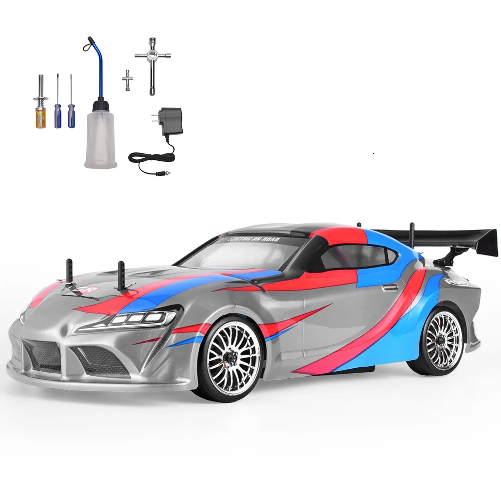 Gas powered drift rc top cars