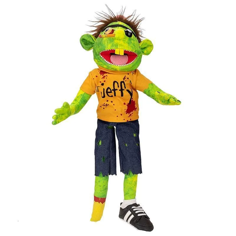 Jeffy peluche jouets Cosplay garçon Jeffy marionnette doux peluche poupée  enfants cadeaux d'anniversaire 