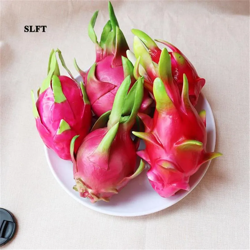 Decorazione per feste Sala da pranzo per la casa Sala El Supermercato Negozio Negozio Puntelli per esposizione Simulazione artificiale Falso Pitaya Dragon Fruit Mode228b