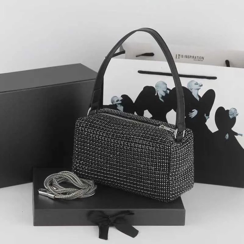 2023 Black Diamond Abendtasche Luxus Designer Damen hochwertige Achseltasche glänzende Taschen für Frauen Handtaschen Sac A Main Femme