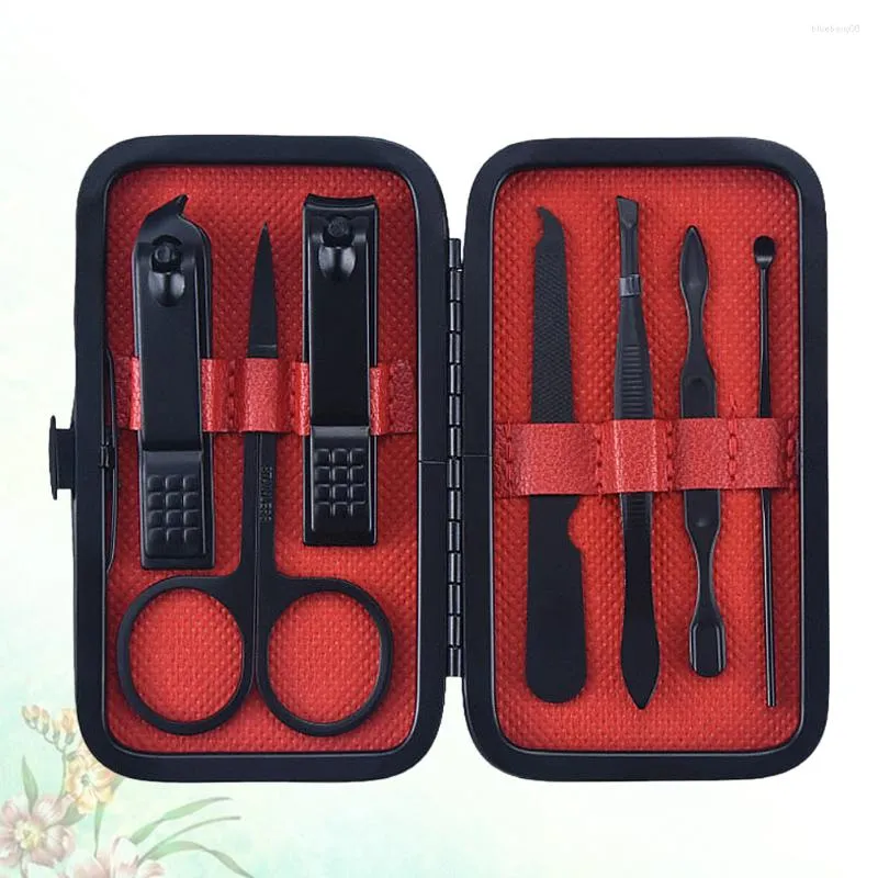 Kits d'art à ongles Trimmer en métal en acier inoxydable du toilettage Cippers Cippers Toe Barbe Ciseaux Ciseaux de voyage Kit Clipper Clip