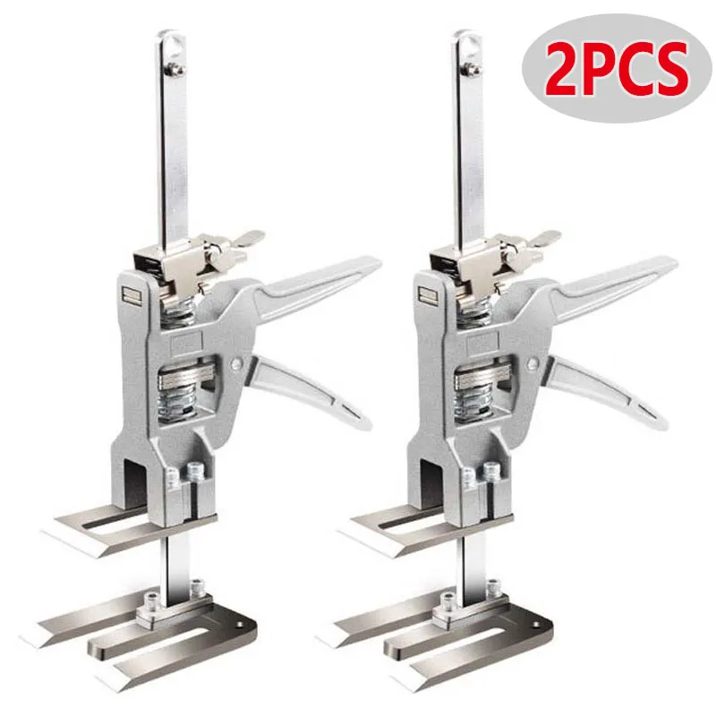 2 Pack Labor Saving Arm Jack; Multi-Function Height Adjustment Lifting  Device; Door Panel Lifting Cabinet Jack Board Lifter