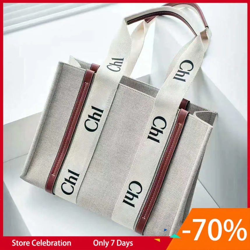 Boodschappentassen Shopper WOODY Tote strandtassen Crossbody mannen Clutch Luxe tas Schouder canvas reistas handtas cadeau Vrouwen weekendmand Portemonnee top handvat tassen