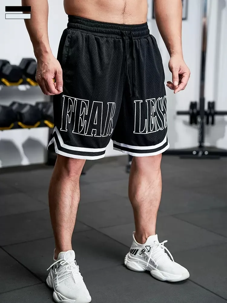 Outdoor Shorts Men Shorts Mesh Tkanina luźna sport