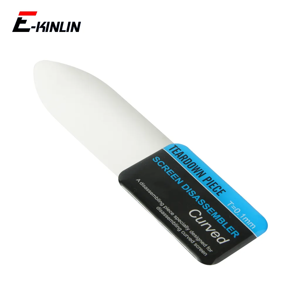 Ultra Thin Curved LCD Screen Spudger Opening Pry Card Disassemble Stainless Steel Metal Mobile Phone Repair Tools