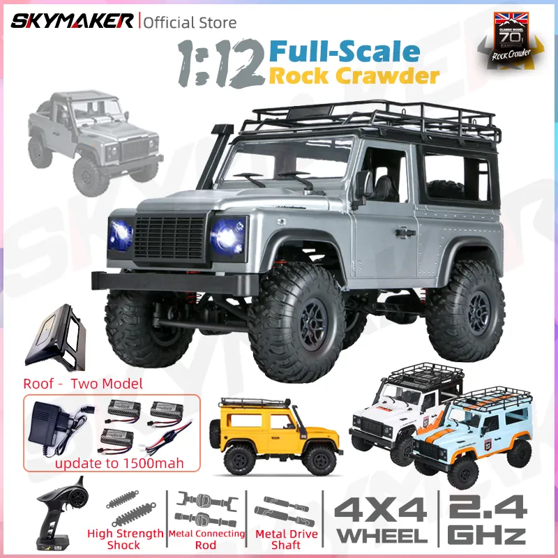 Electric RC Car 1 12 Scale MN Model RTR Version RC 2.4G 4WD MN99S MN99 MN98 Rock Crawler Defender Remote Control 1 12 Truck Kids Toys 230726