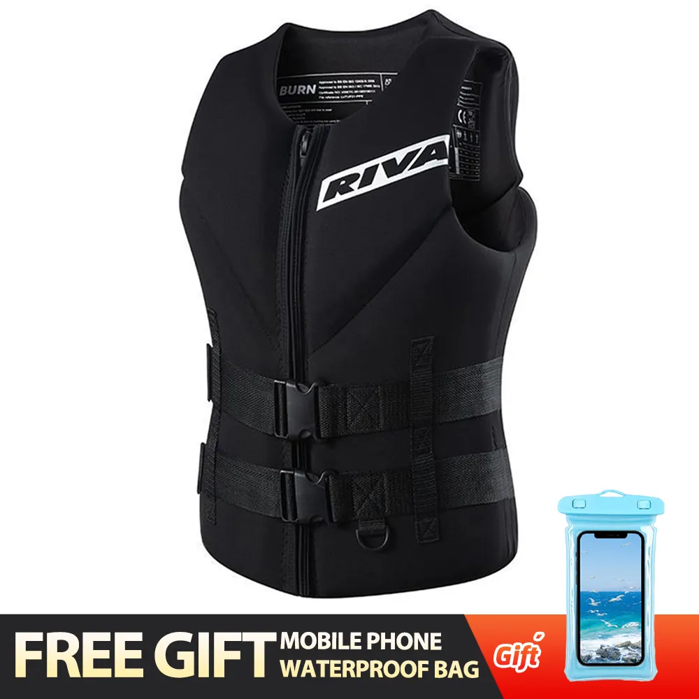 Gilet de sauvetage Bouée Adultes Gilet de sauvetage Bateaux à moteur Veste Ski Kayak Surf Wakeboard Radeau de pêche Bateau Natation RescueVest Drifting Safety Life Vest 230727