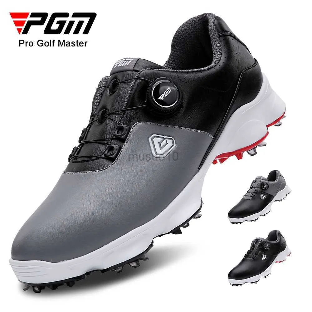 Autres produits de golf PGM chaussures de golf détachables mobiles ds bouton étanche lacets chaussures de sport chaussures pour hommes HKD230727