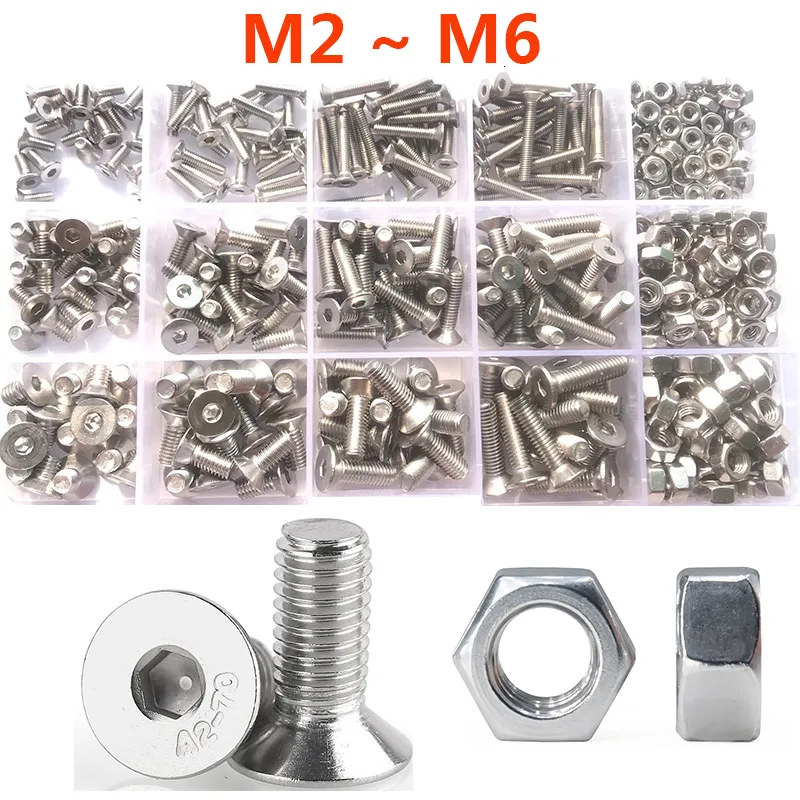 M3 X 30 Mm Schrauben Mit Flachem Kopf, Innensechskant, 304