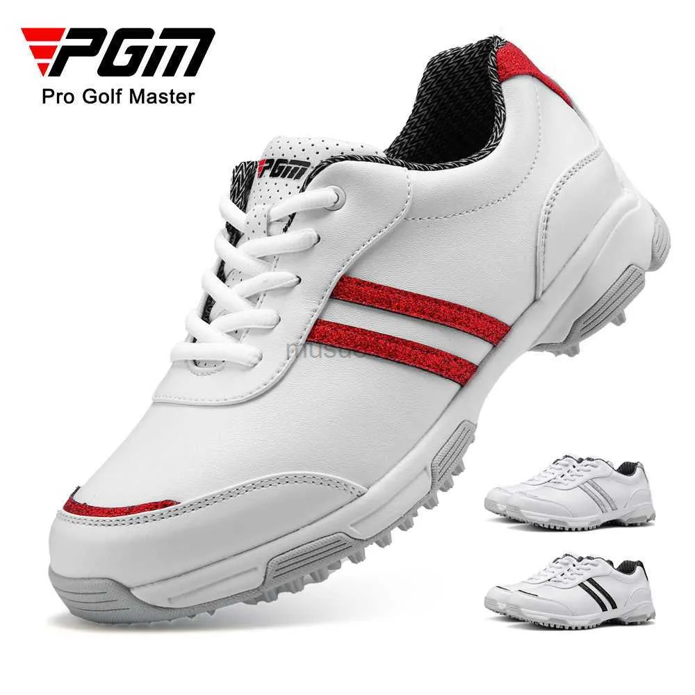 Altri prodotti da golf Scarpe da golf da donna PGM Scarpe da ginnastica impermeabili antiscivolo da donna Scarpe da ginnastica morbide e traspiranti da donna Scarpe sportive casual da donna XZ246 HKD230727