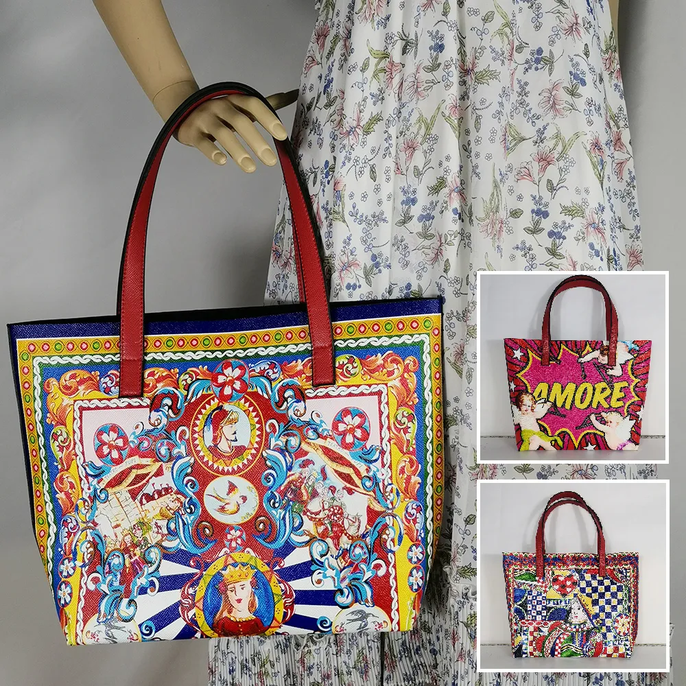Bolsas de noite Itália Bolsa de ombro de viagem com estampa de luxo floral e texturizada bolsa de compras bolsa grande bolsa de marca famosa bolsa feminina bolsa feminina 230726