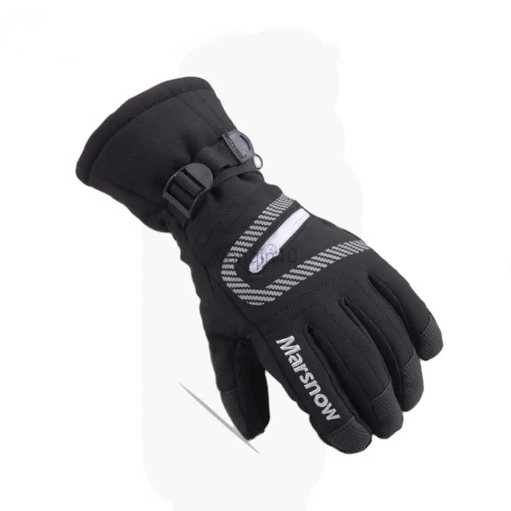 Skidhandskar 2023 Nya skidhandskar Snowboard Mens Women Kids Winter Gloves Climbing Cykling Högkvalitativ vindtät vattentäta handskar HKD230727