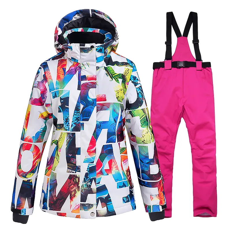 Andere sportartikelen Winter Dames Snowboardsets Thermisch Waterdicht Winddicht Skipak Dames Sneeuwkleding Set Jas en broek Outdoorkleding 230726