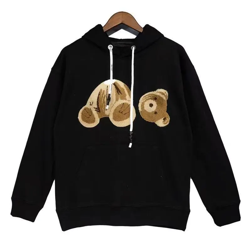 Moletom infantil com capuz, roupas infantis, suéter de bebê, manga comprida, marca, roupa infantil, padrão de urso, roupas para meninas, meninos, design de moda, primavera, outono, inverno, vermelho, preto