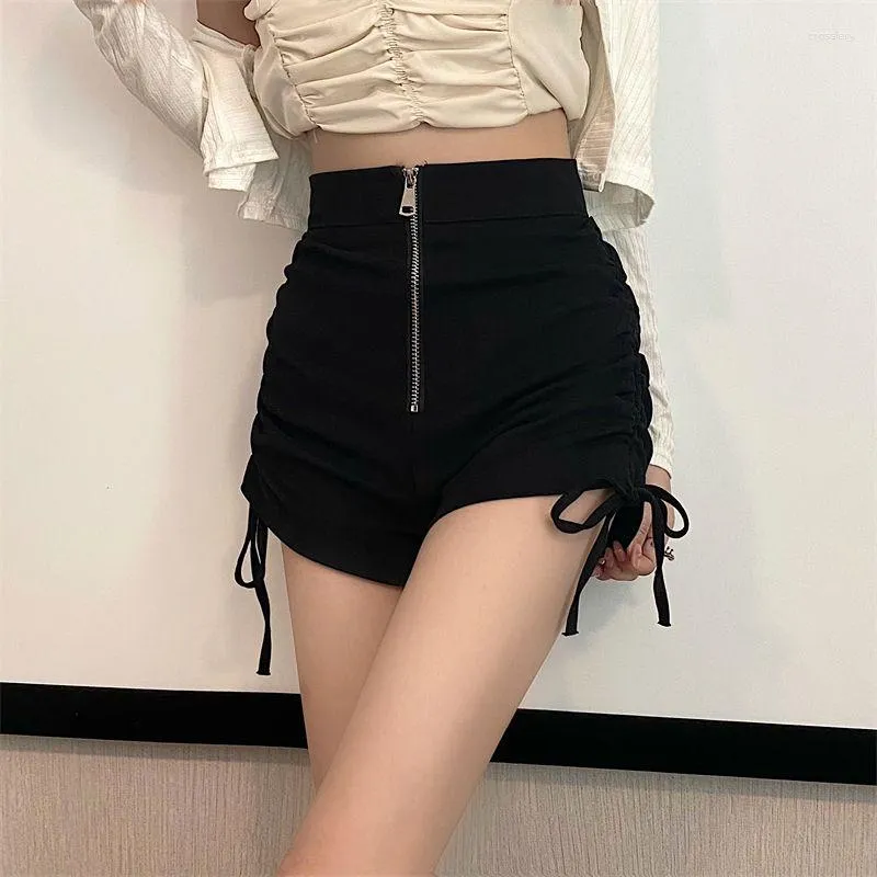 Women's Shorts High Waist Black Short Pants For Woman To Wear Wide Summer Nylon Offer Trend 2023 Outdoor Low Price