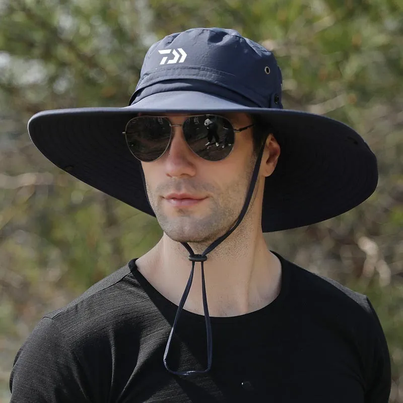 Mens Waterproof Fishing Hat Wide Brim With UV Protection And Sunshade For  Outdoor Sports And Travel In Summer Climbing Caps Included 230727 From  Shu09, $16.3