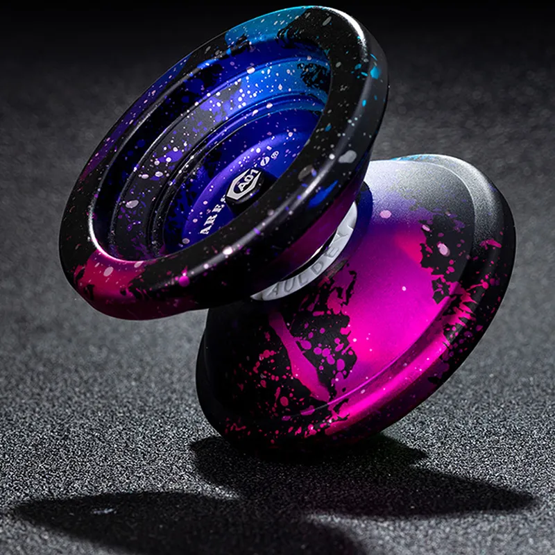 Yoyo Magic réponse professionnelle Yoyo classique en alliage d'aluminium Yoyo en métal avec filature 10 billes en acier inoxydable KK portant 230726