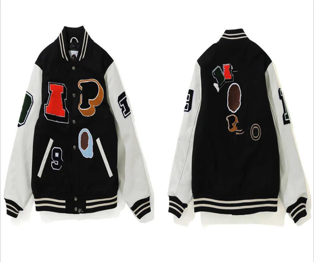 Jackor för män jacka designer kappa bomullsflygdräkt varsity båge knapptryck huva bomullszip cardigan behåll