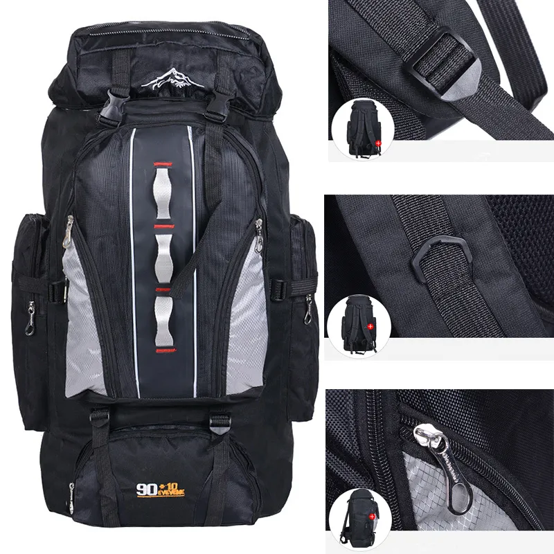 Waterproof 100L Outdoor Sports Backpack For Men And Women Ideal For Travel,  Hiking, Camping, Climbing, Fishing Large Capacity Travel Backpack 45l  230727 From Shu09, $25.12