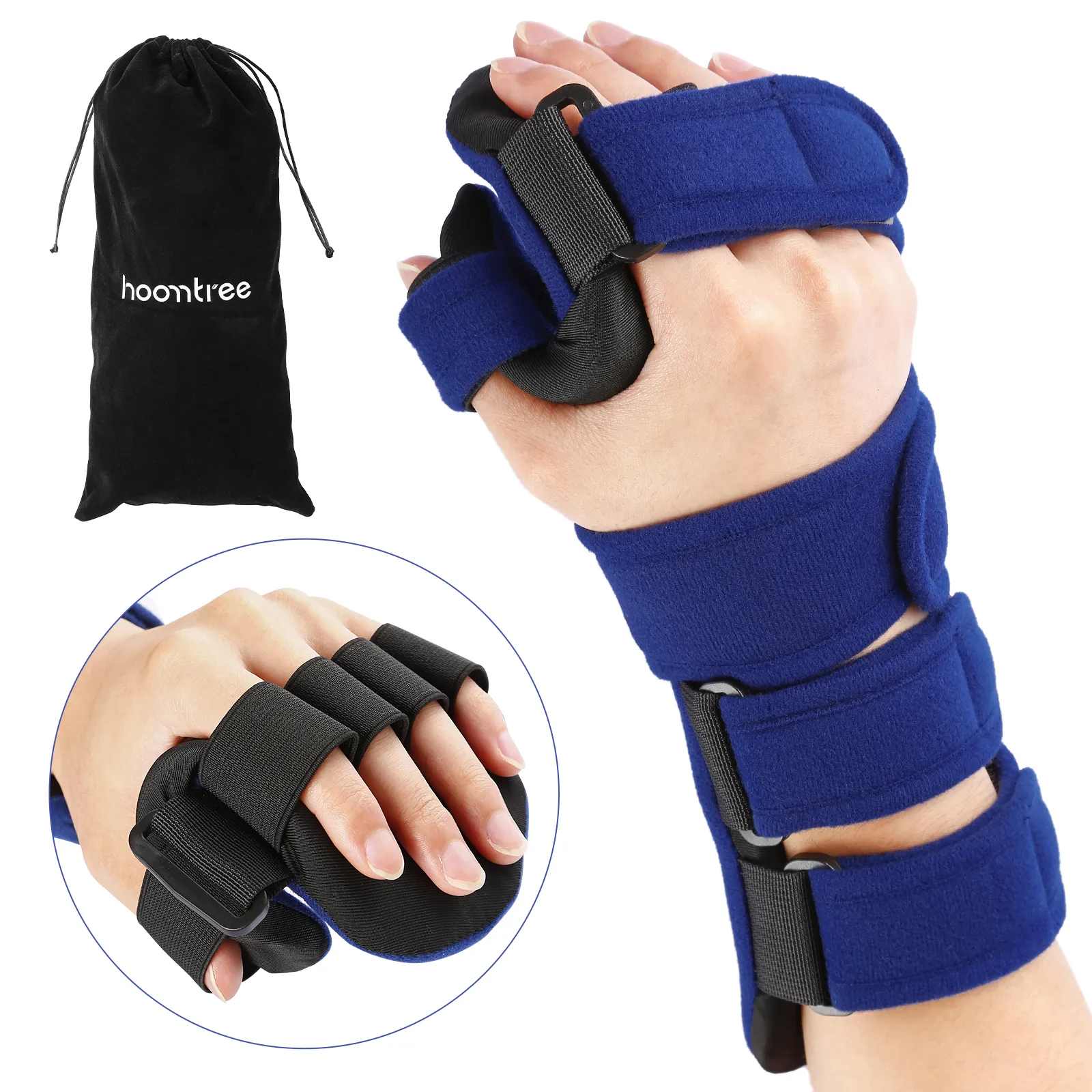 Functional Orthotic Hand Splint With Finger Separator For Pain Relief